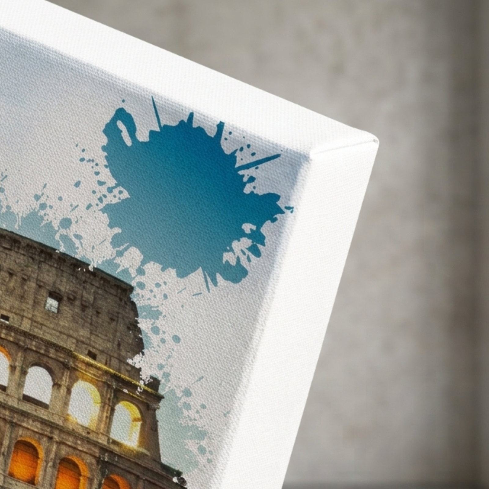 Rome Colosseum Wall Art, Canvas Wall Decor, Home Decoration, Sunset View, Sunset in Rome, Roma City Art, Minimalist Decoration, Kids Gift - Image 9