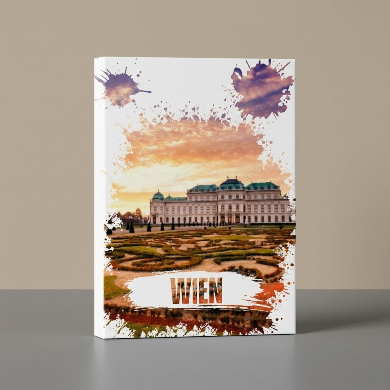 Vienna Belvedere Palace Canvas Art, Wien City Wall Decor, Living Room Decoration, Bedroom Wall Art, Office Gift, Housewarming, Traveler Gift - Image 15