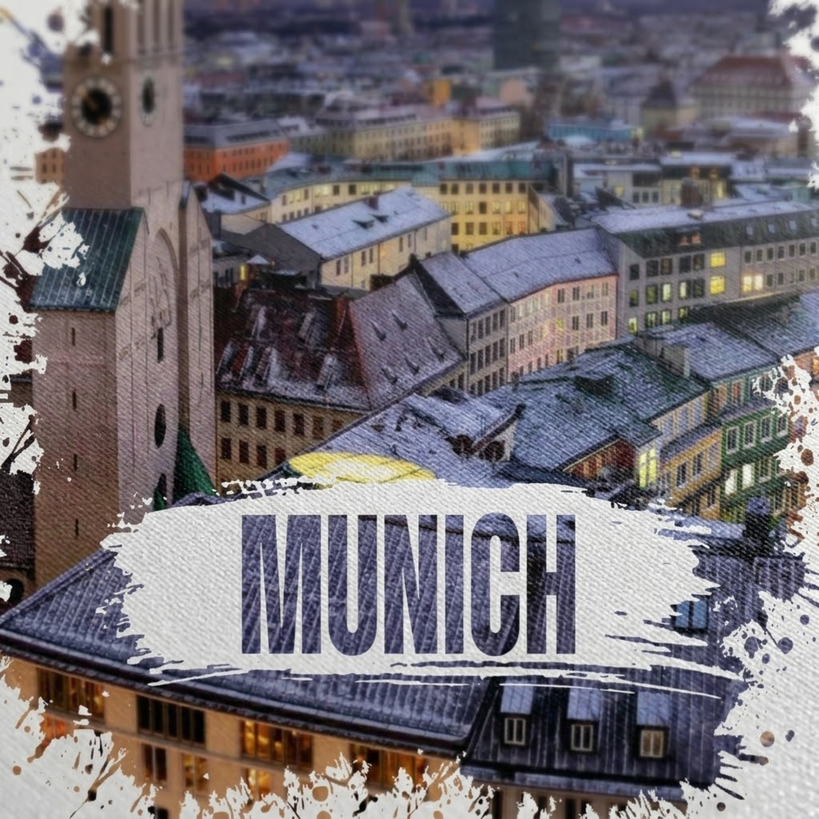 Munich Cityscape Canvas Wall Art, Wall Decoration, Munchen Town Hall, German Wall Art, Home Decoration, Bedroom Wall Art, New House Gift - Image 8