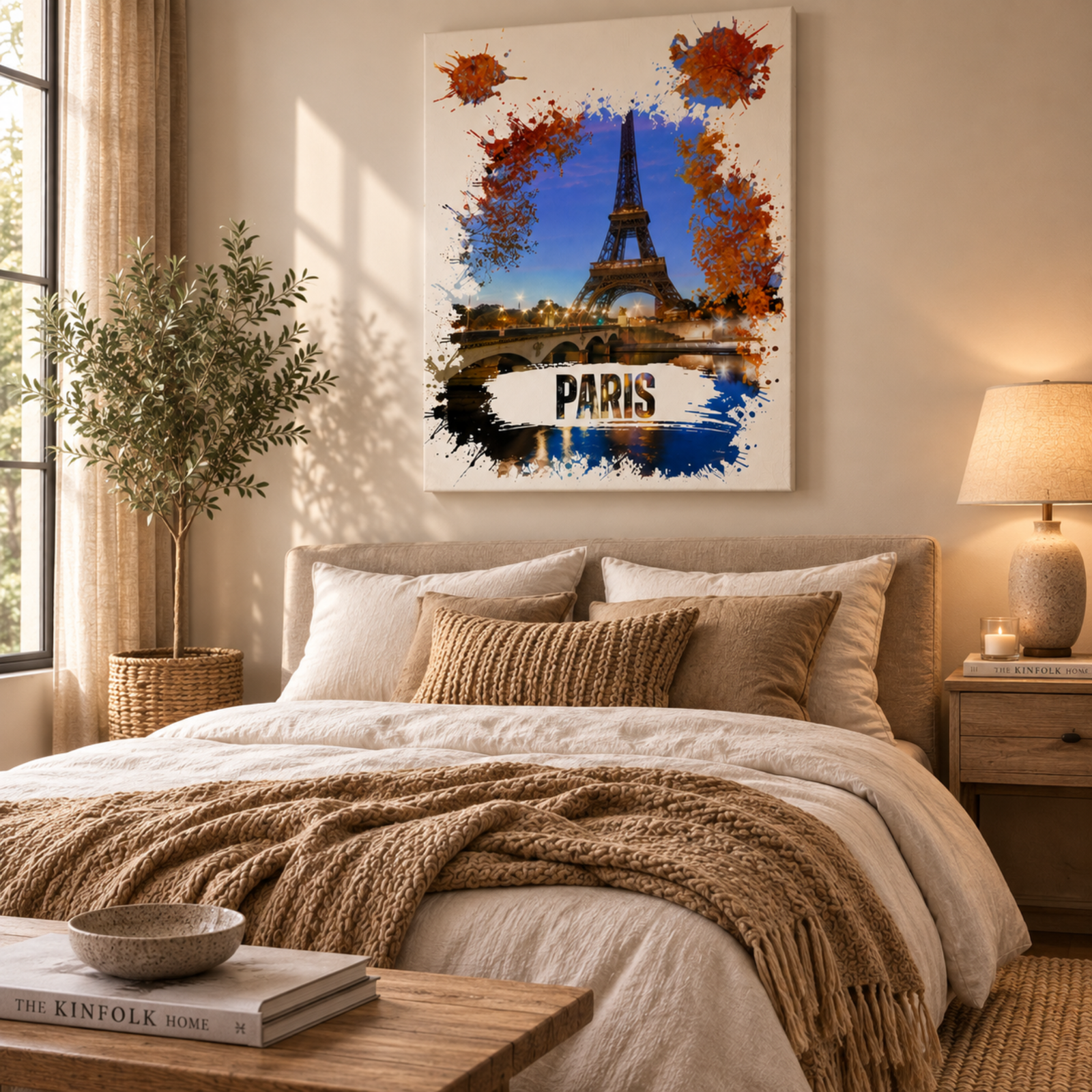 Eiffel Tower Wall Art, Paris City Canvas, Wall Decoration, Capital City Canvas, Housewarming Gift, New Home Gift, Home Decoration, Xmas Gift - Image 7