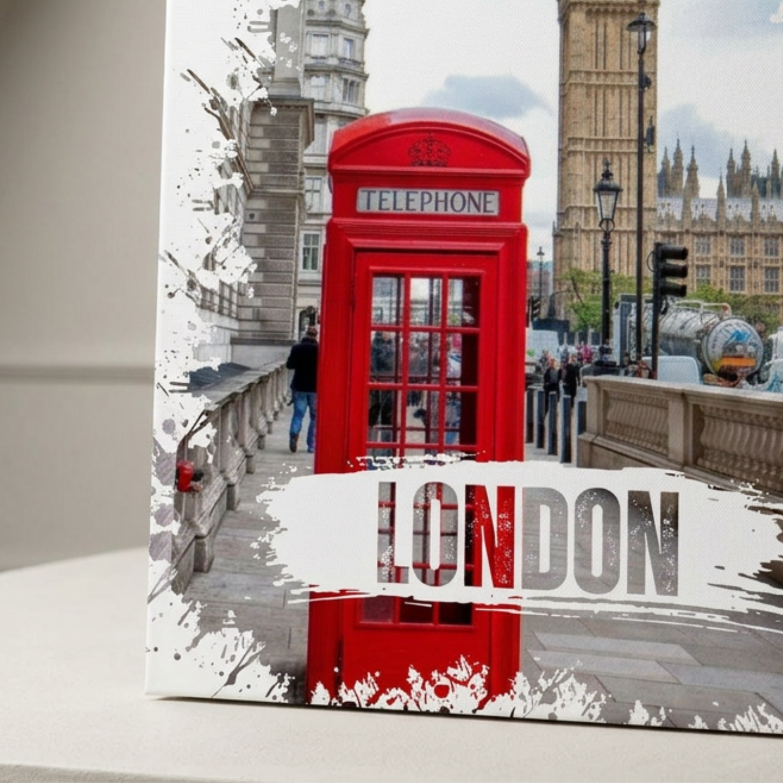 London Matte Canvas, Stretched Wall Art, 1.25" Depth, 6 Sizes, Canvas Wall Art, Housewarming, Living Room Decor, Home Decoration, Xmas Gift - Image 6